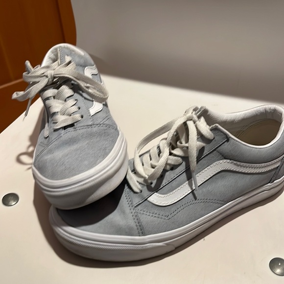 Vans Shoes Vans All Suede Old Skool Light Blue Poshmark